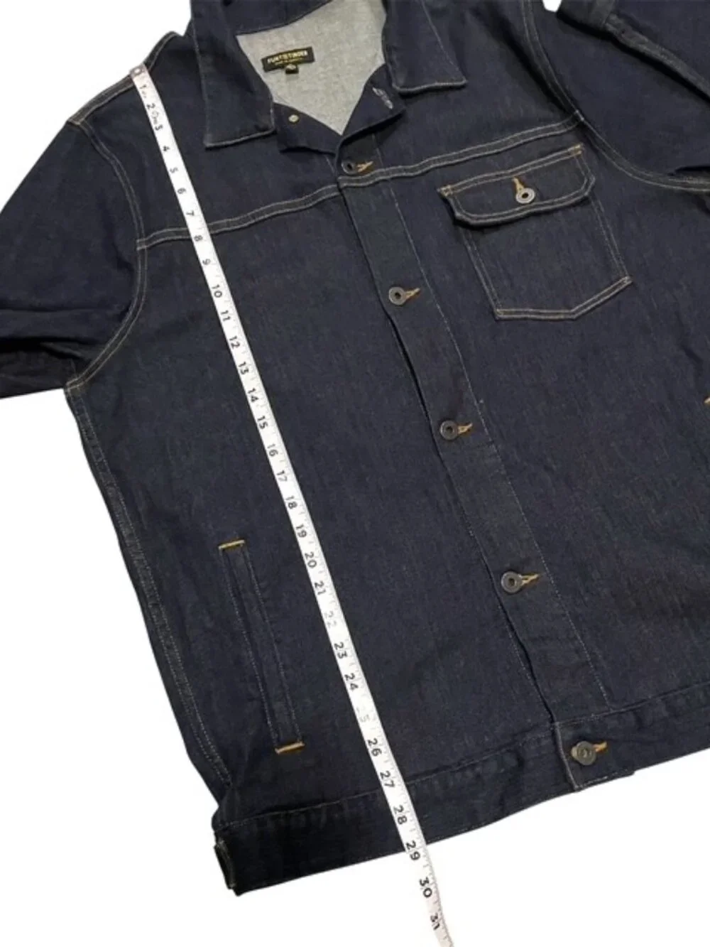 Men's Flint and Tinder Stretch Denim Trucker Jacket Size 2X